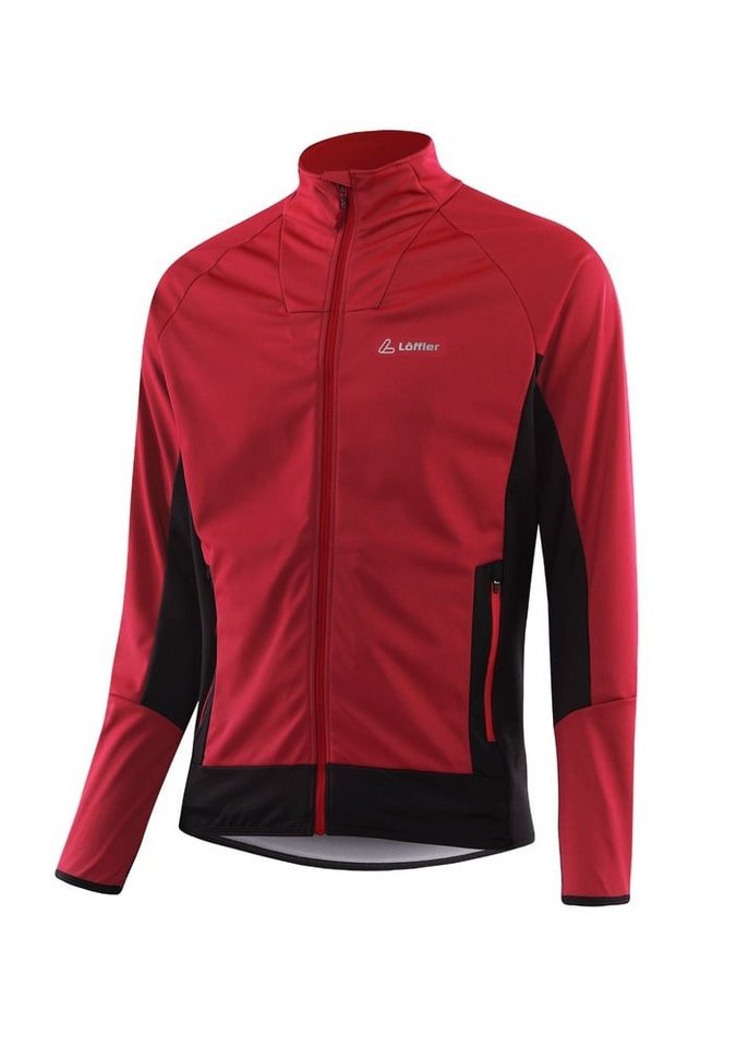 Löffler Softshelljacke Verve Windstoppter Light (winddicht, leicht) rot Herren von Löffler