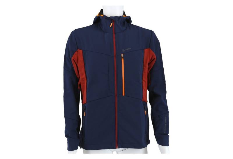 Löffler Softshelljacke XC-Pure TXS Hooded (winddicht, wasserabweisend) dunkelblau Herren von Löffler
