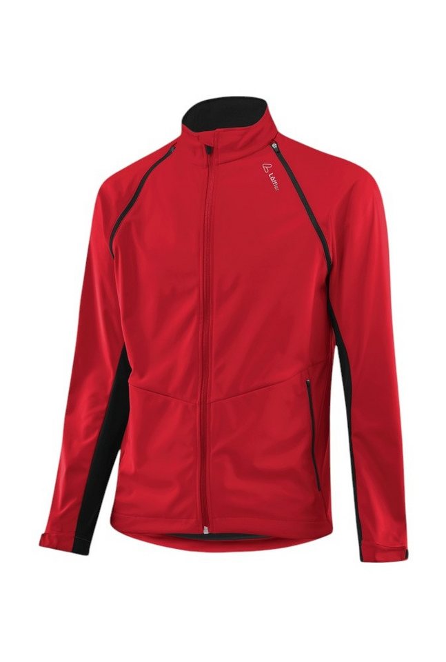 Löffler Softshelljacke Zip Off WS Light (winddicht, wasserabweisend) rot Herren von Löffler