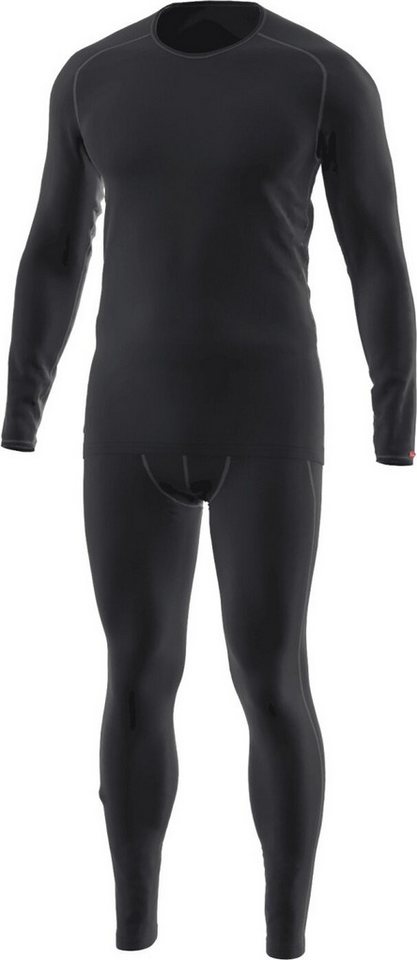 Löffler Thermounterhose THERMO SET LONG TRANSTEX WARM Herren lange Skiunterwäsche schwarz von Löffler