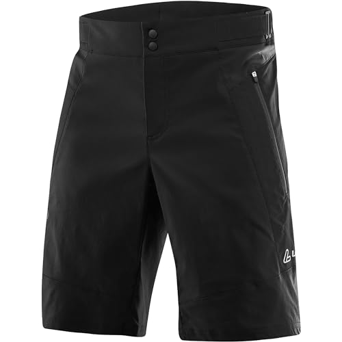 Löffler Voyage-E CSL Herren Fahrrad-Shorts, Schwarz, Größe 48, Schwarz, 46 von Löffler