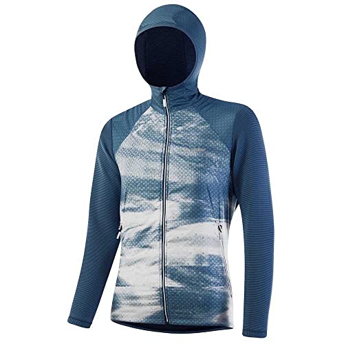 Löffler W Hooded Hybridjacket Speed Pl Active Blau - PrimaLoft Funktionelle winddichte Damen PrimaLoft Jacke, Größe 40 von Löffler