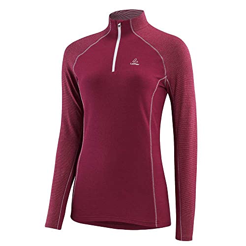 Löffler W Midlayer FINE Stripe TRANSTE Burgund - 42 von Löffler