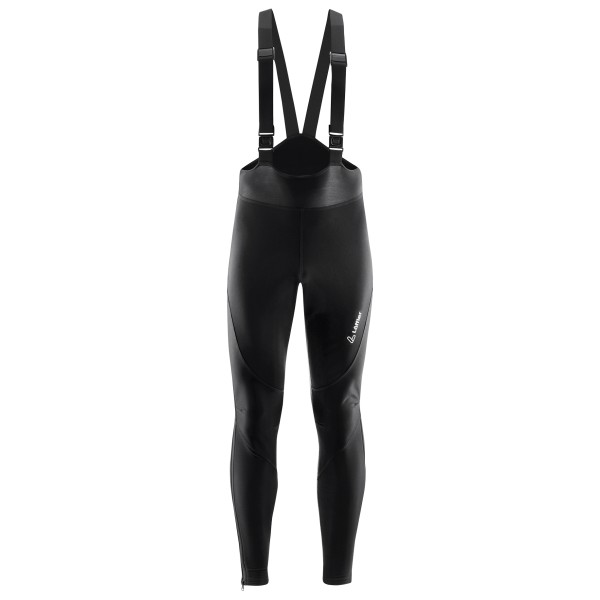 Löffler - Warm-Up Bib Tights Airblocc Warm - Langlaufhose Gr 50 schwarz von Löffler