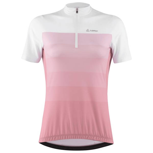 Löffler - Women's Bike Jersey Half-Zip Rainbow Mid - Radtrikot Gr 42 rosa von Löffler