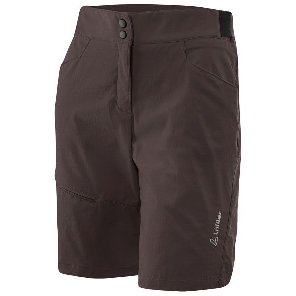 Löffler - Women's Bike Shorts Comfort Comfort-Stretch-Light - Radhose Gr 38 braun/grau von Löffler