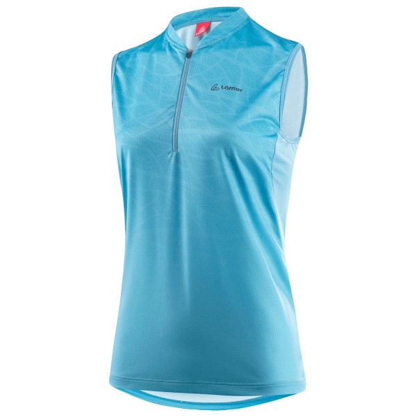 Löffler - Women's Bike Sleeveless Shirt Half Zip Cutina - Rad Singlet Gr 40 blau von Löffler