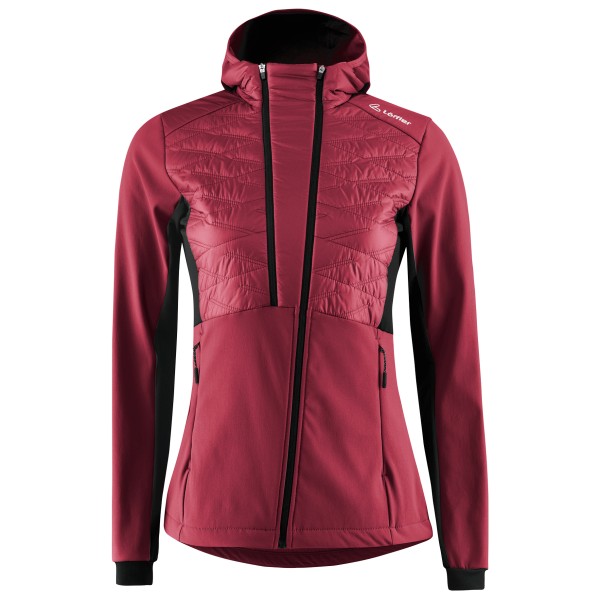 Löffler - Women's Hooded Hybridjacket Alessa PL60 - Kunstfaserjacke Gr 36 rot von Löffler