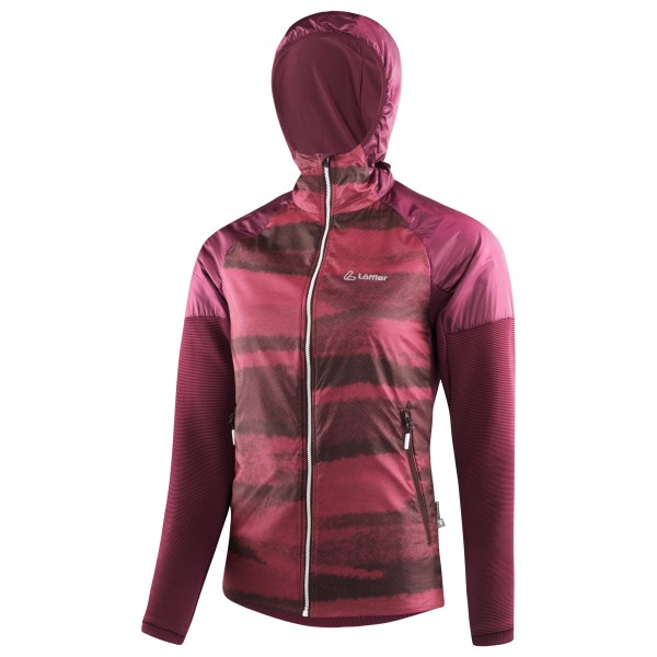 Löffler - Women's Hooded Hybridjacket Lumina PL Active - Kunstfaserjacke Gr 34 rot von Löffler