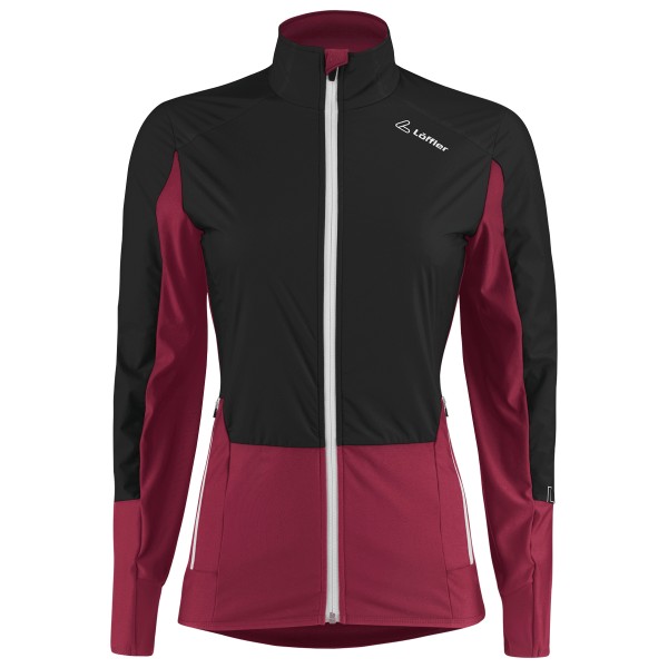 Löffler - Women's Jacket Worldcup REP - Langlaufjacke Gr 42 schwarz/rot von Löffler