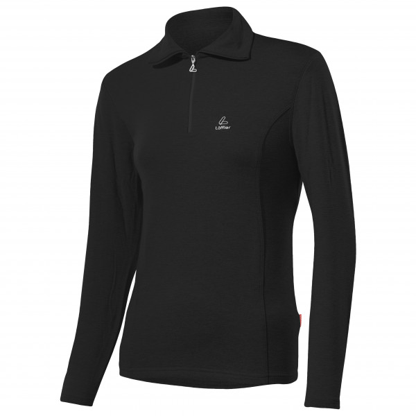 Löffler - Women's Midlayer Evo Turtle Transtex - Fleecepullover Gr 38 schwarz von Löffler