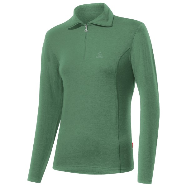 Löffler - Women's Midlayer Evo Turtle Transtex - Fleecepullover Gr 50 grün von Löffler