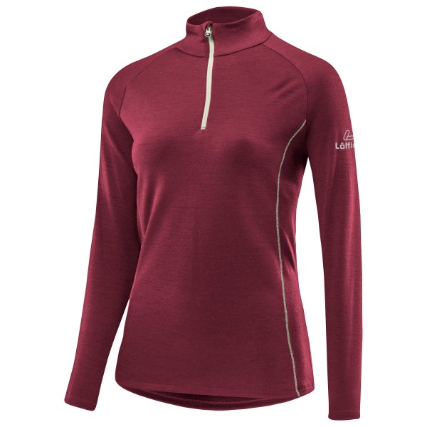 Löffler - Women's Midlayer Transtex Merino - Merinolongsleeve Gr 42 rot von Löffler