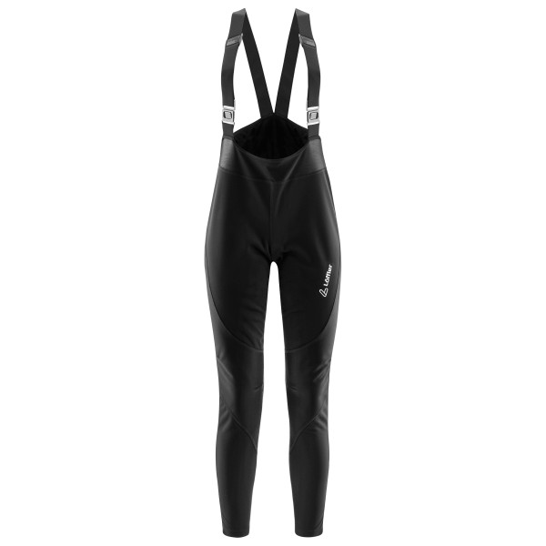 Löffler - Women's Warm-Up Bib Tights Airblocc Warm - Langlaufhose Gr 34 schwarz von Löffler