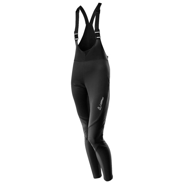 Löffler - Women's Warm-Up Bib Tights Windstopper Warm - Langlaufhose Gr 34 schwarz von Löffler