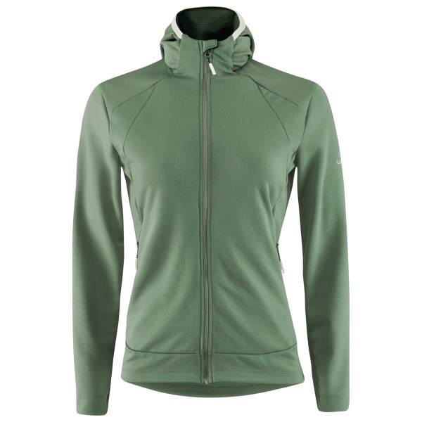 Löffler - Women's Zip-Hoody Tech-Merino - Merinohoodie Gr 36 grün/oliv von Löffler