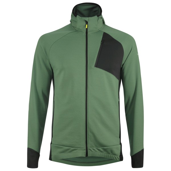 Löffler - Zip-Hoody Tech-Merino - Merinohoodie Gr 52 grün von Löffler