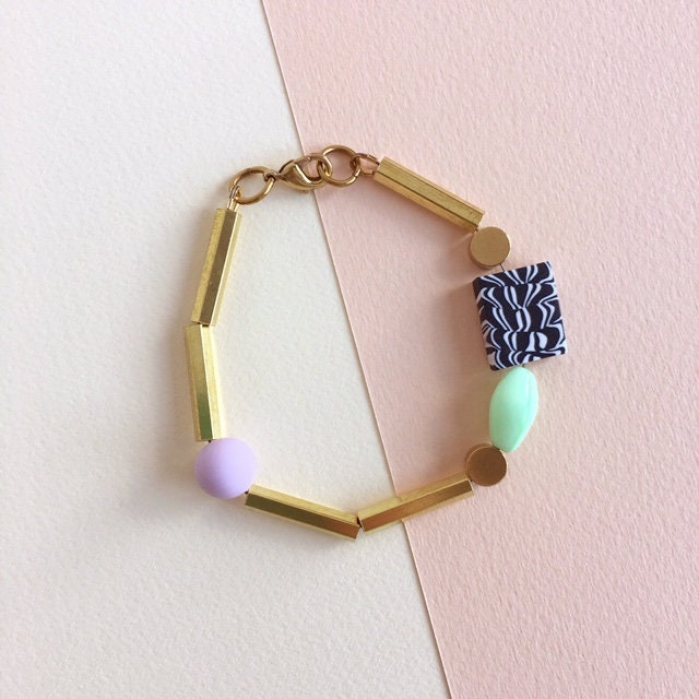 Arp Bracelet, Perlenarmband Aus Messing Arp Bracelet, Perlenarmband Aus Messing von LoelaLoela