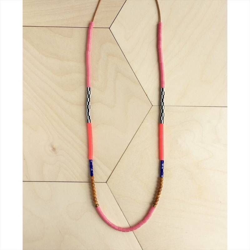 Bel Air Halskette, Bunte Statement Perlenkette Bel Air Halskette, Bunte Statement Perlenkette von LoelaLoela