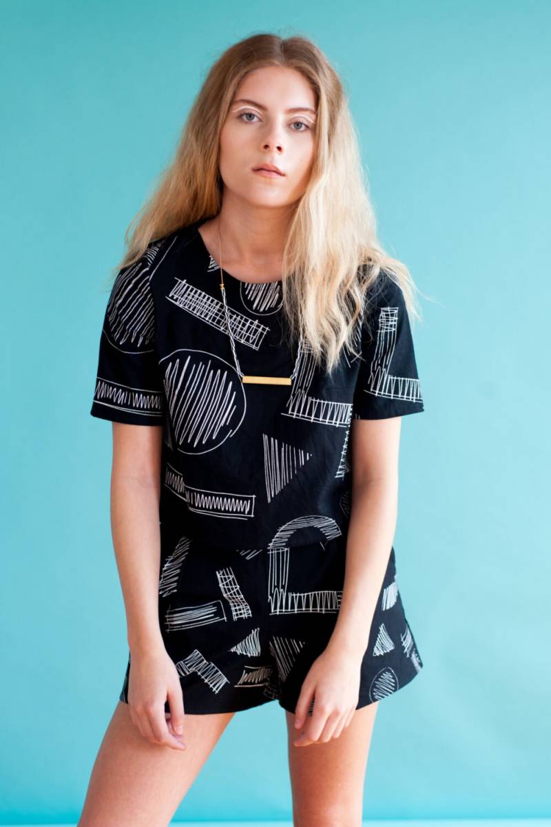 Skizze Print Top Skizze Print Top von LoelaLoela