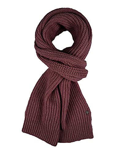 LOEVENICH Damen Strickschal Cozy Winter Winterschal Deckenschal Klassischer Warmer Schal Unifarbe - Rosenholz von Loevenich