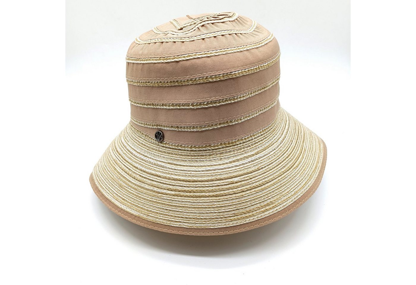 Loevenich Strohhut Rips Glocke natural mel. von Loevenich