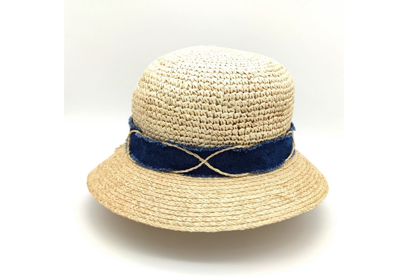 Loevenich Strohhut Strohhut natural-denim von Loevenich