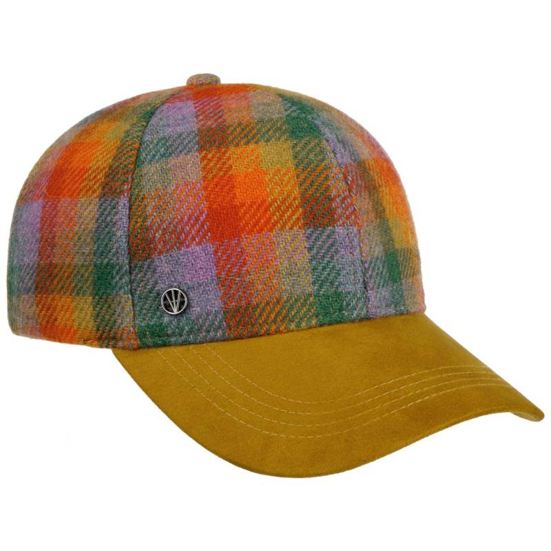 Multicolour Wool Check Cap by Loevenich von Loevenich