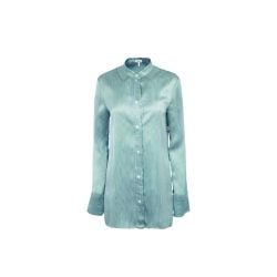 Loewe Blaue Seidenmischung Gestreifte Bluse Für Frauen von Loewe