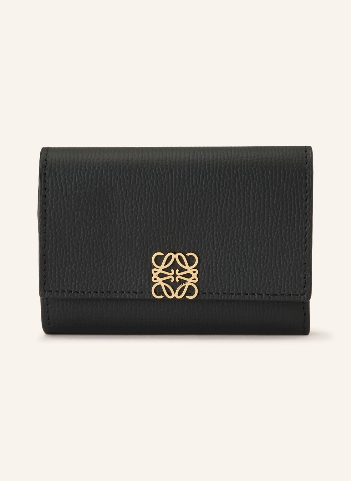 Loewe Geldbörse Anagram Small schwarz von Loewe