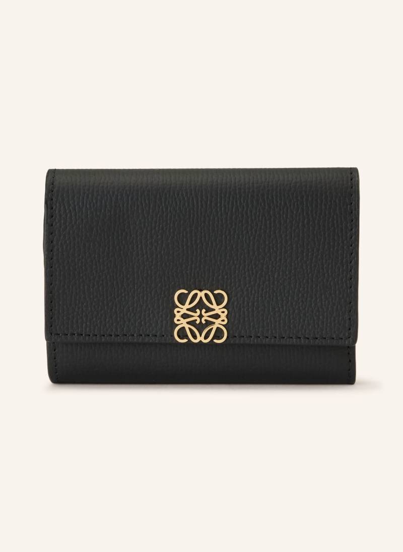 Loewe Geldbörse Anagram Small schwarz von Loewe