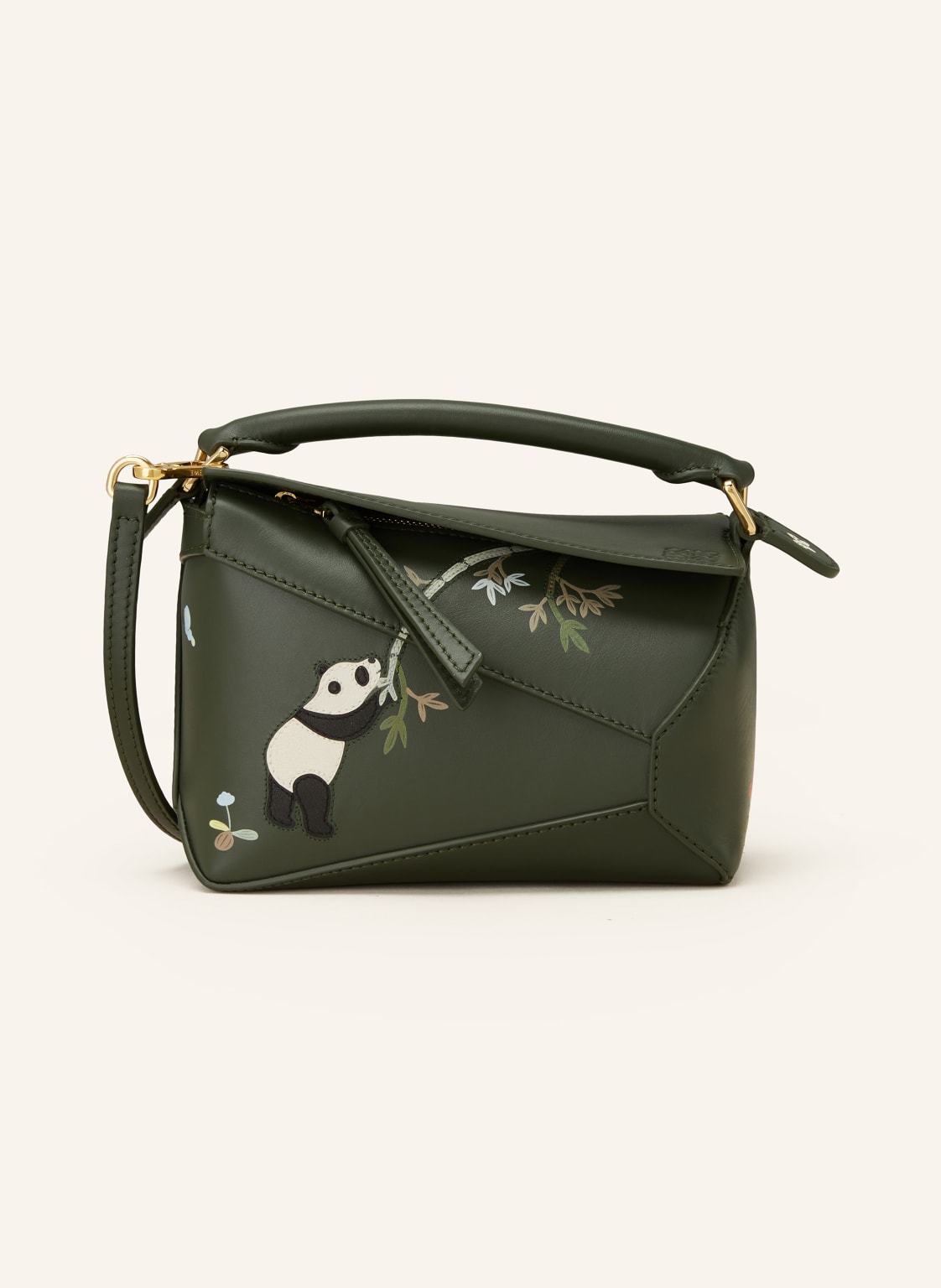 Loewe Handtasche Puzzle Edge Mini gruen von Loewe