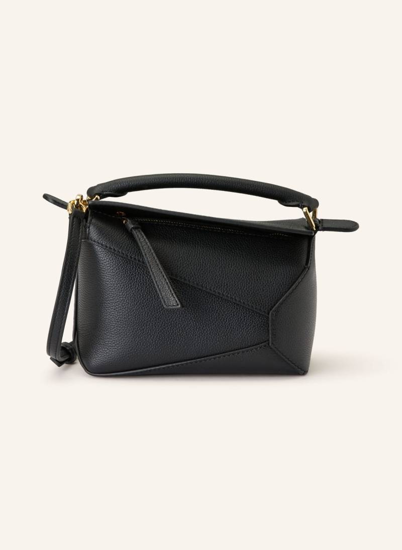Loewe Handtasche Puzzle Edge Mini schwarz von Loewe