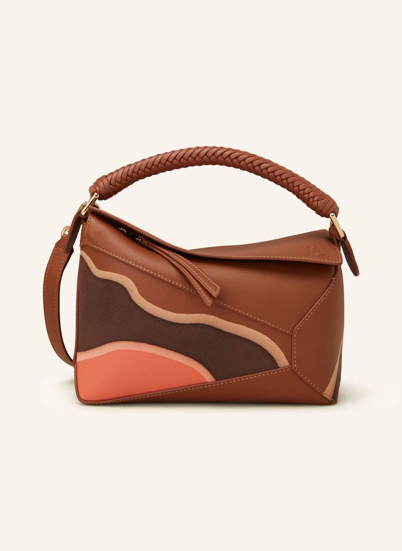 Loewe Handtasche Puzzle Edge Landscape Small rot von Loewe