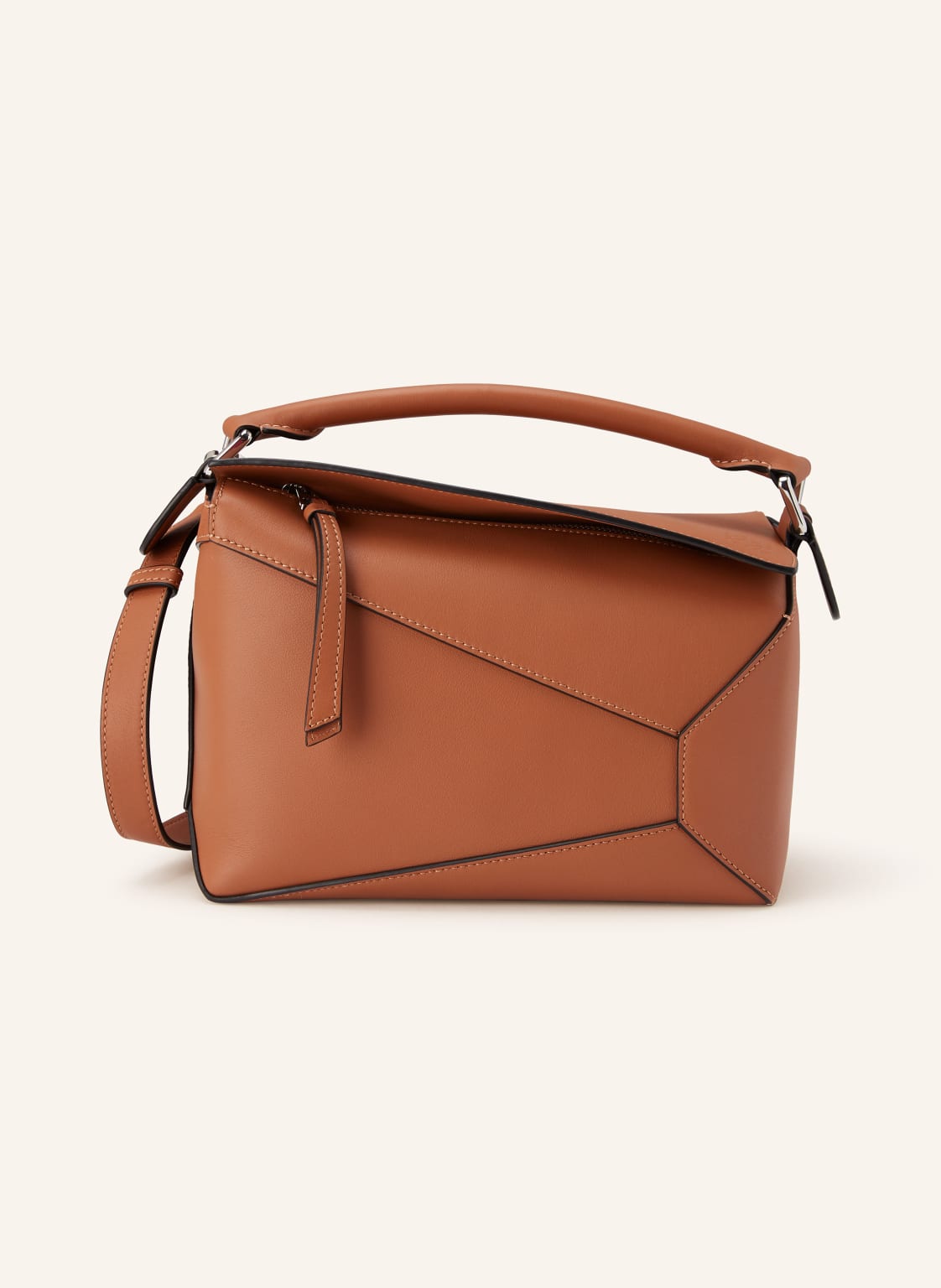 Loewe Handtasche Puzzle Edge Small braun von Loewe
