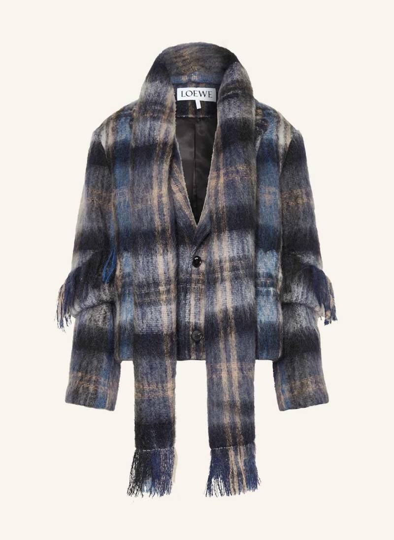 Loewe Jacke Mit Mohair blau Loewe Jacke Mit Mohair blau von Loewe