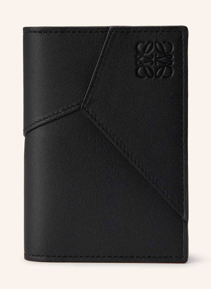 Loewe Kartenetui Puzzle Edge schwarz von Loewe