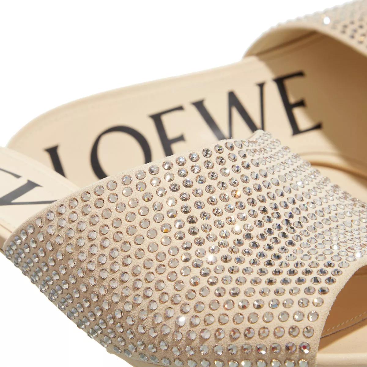 Loewe Sandalen & Sandaletten - Petal Kitten Heel Slide - Gr. 39 (EU) - in Beige - für Damen von Loewe