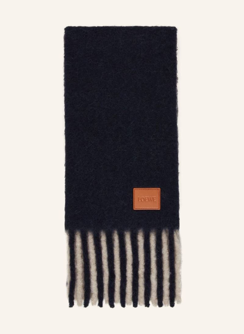 Loewe Schal Mit Alpaka blau von Loewe
