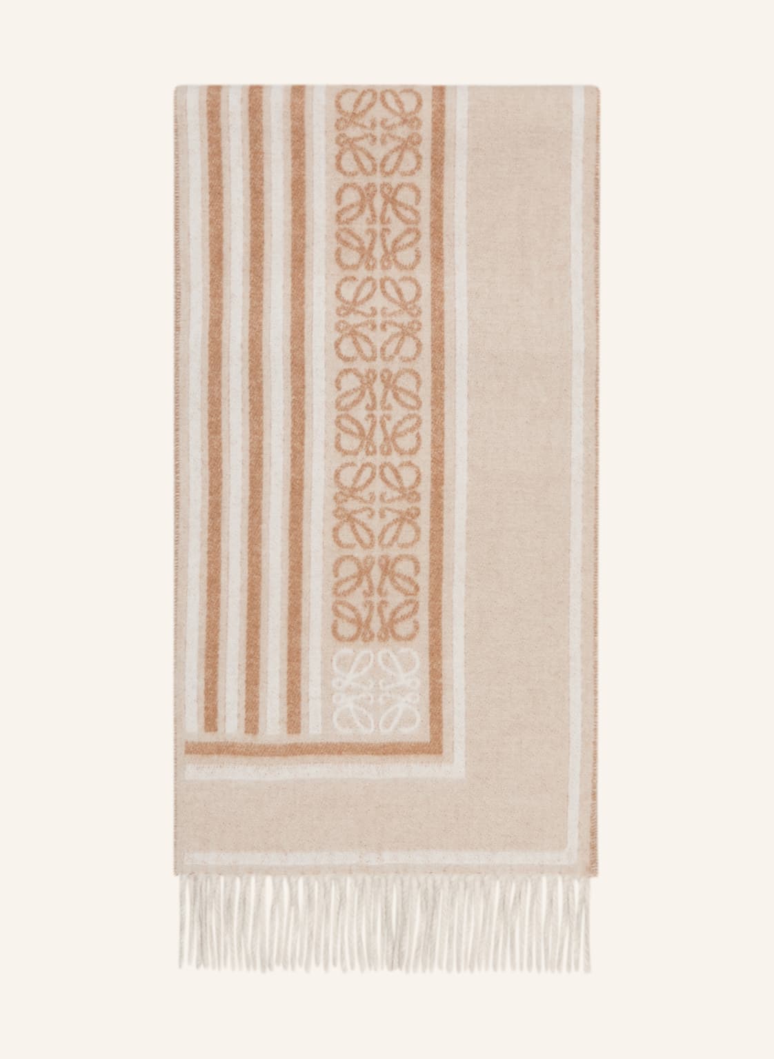 Loewe Schal Mit Cashmere beige von Loewe