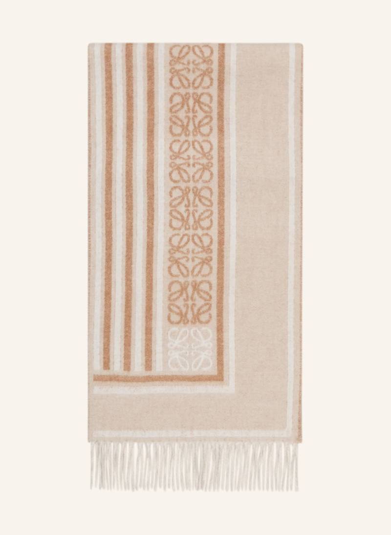 Loewe Schal Mit Cashmere beige von Loewe