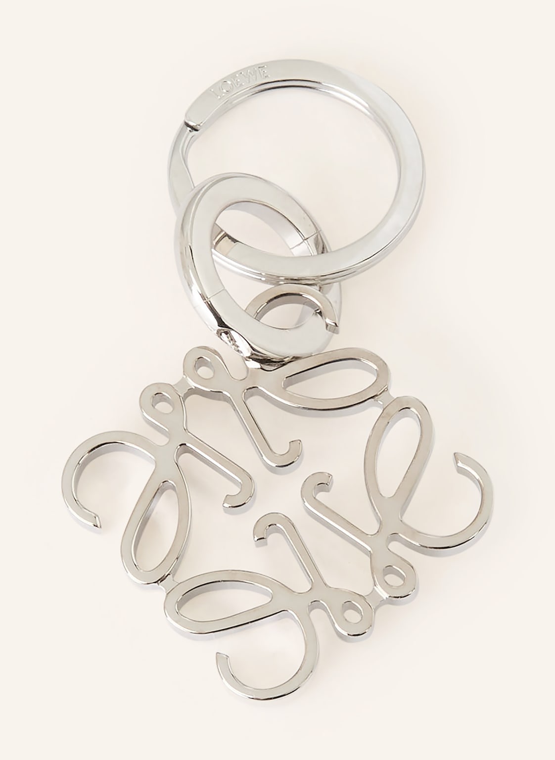 Loewe Schlüsselanhänger Anagram silber von Loewe