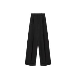 Loewe Schwarze Baumwoll- Und Seidenhosen Für Damen von Loewe