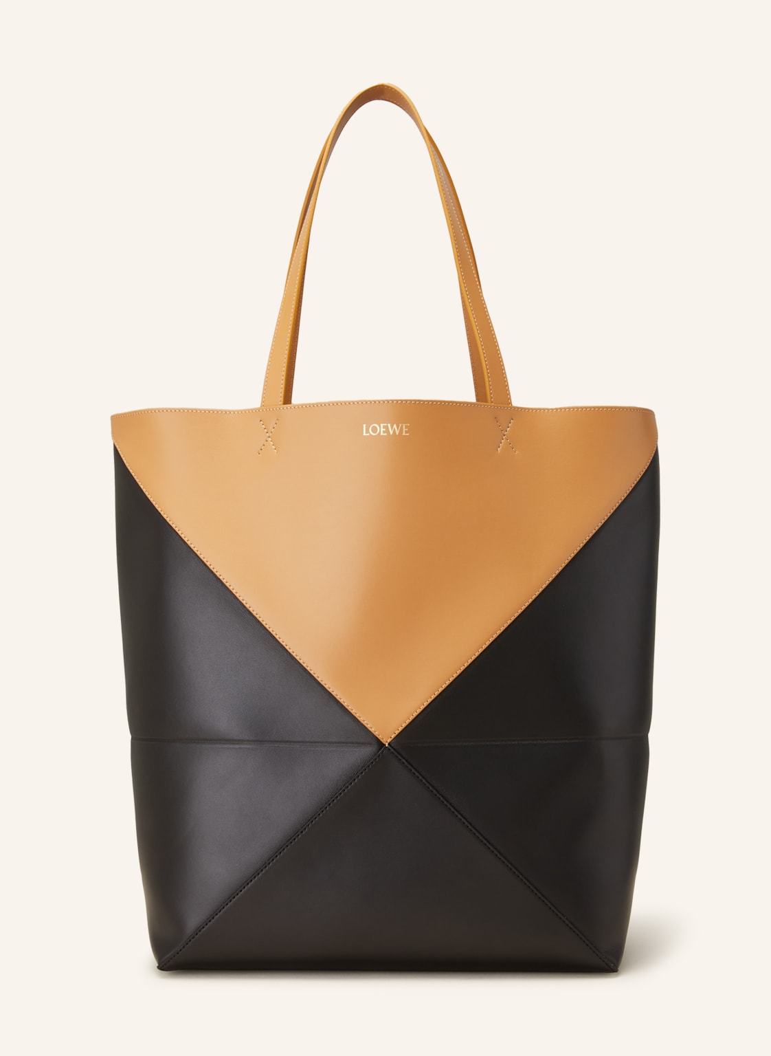 Loewe Shopper Puzzle Fold Tote Large schwarz von Loewe