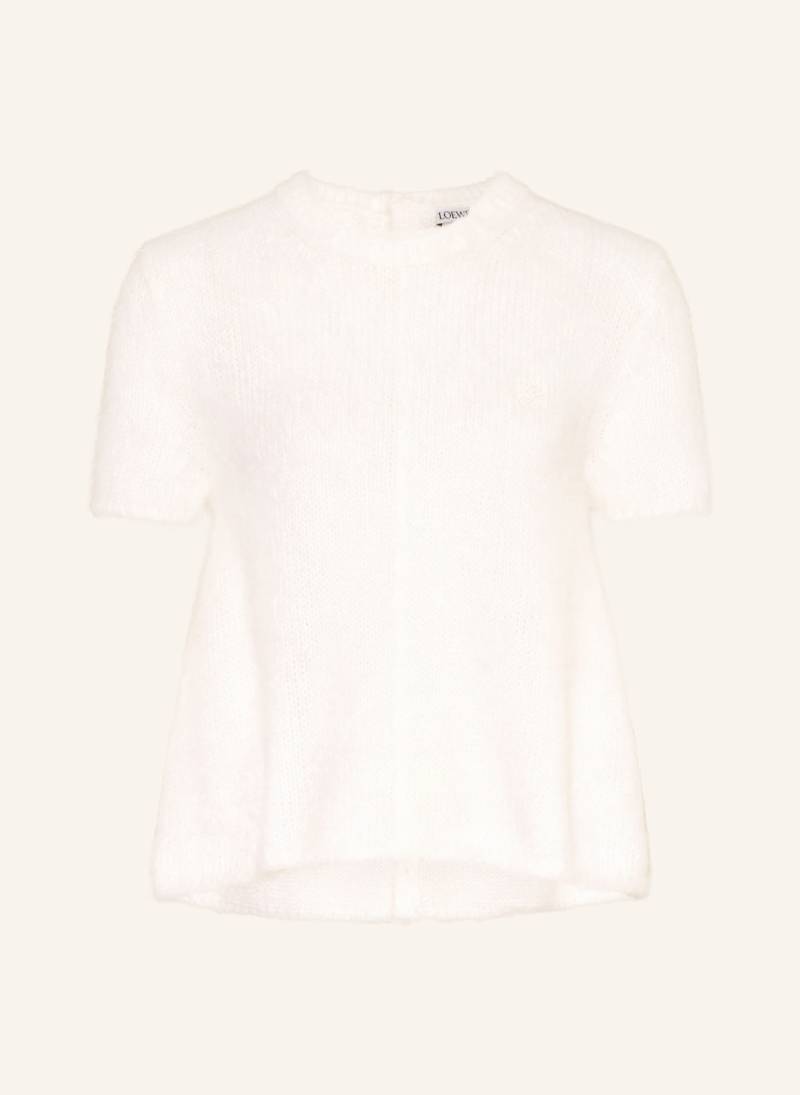 Loewe Strickshirt Mit Mohair weiss Loewe Strickshirt Mit Mohair weiss von Loewe