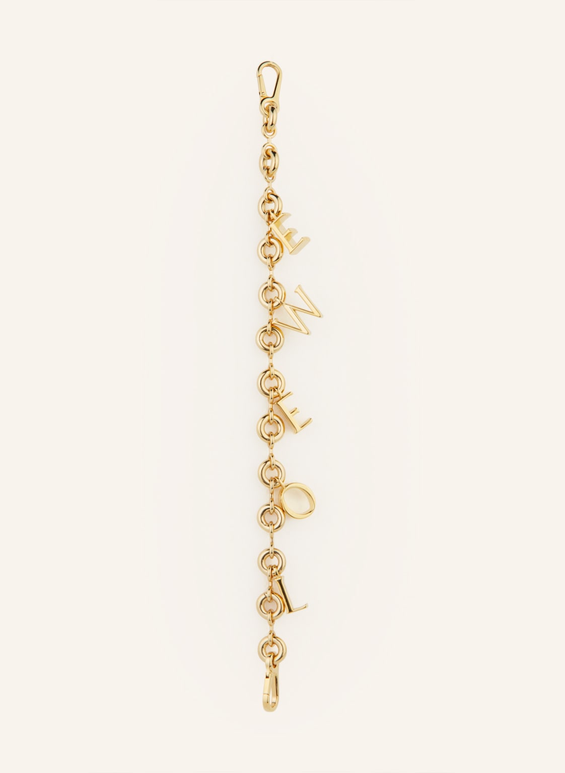 Loewe Taschenanhänger Donut Chain Charm gold von Loewe