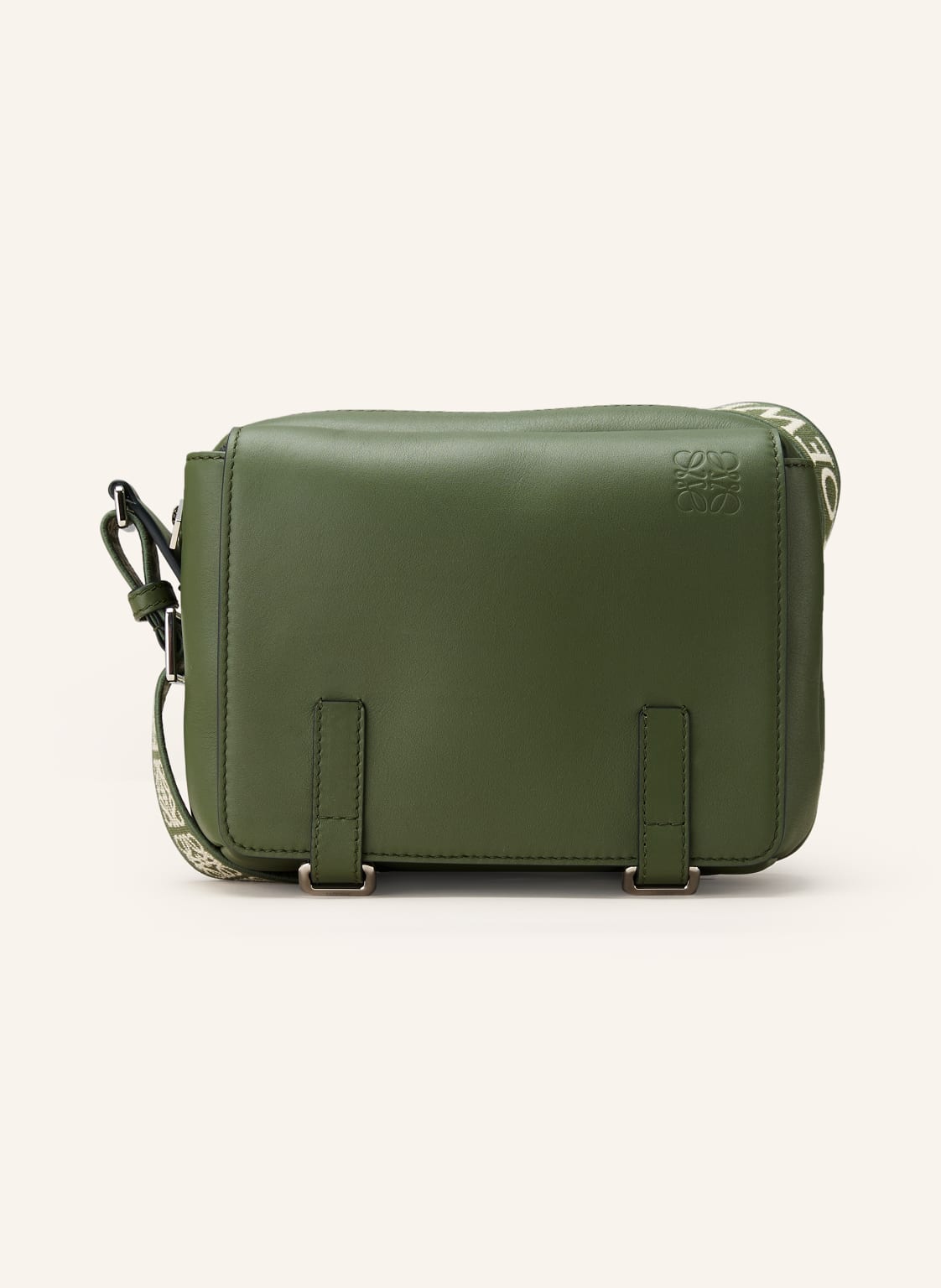 Loewe Umhängetasche Military Messenger Xs gruen von Loewe