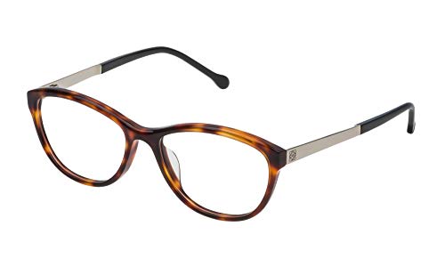 Loewe Unisex-Erwachsene VLWA04M530748 Brillengestelle, Mehrfarbig (Orange Spotted Dark Havana), 55 von LOEWE