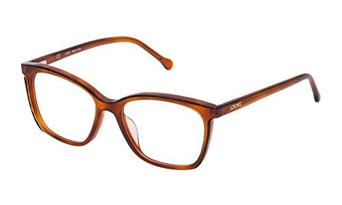 Loewe Unisex-Erwachsene VLWA05M510ADP Brillengestelle, Braun (Dark Havana+Light Havana), 55 von LOEWE