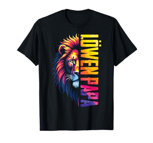 Löwen Papa Löwenkopf Tier Liebhaber Vatertag Papi Männer T-Shirt Löwen Papa Löwenkopf Tier Liebhaber Vatertag Papi Männer T-Shirt von Löwen Papa Vatertag Vater Safari Löwe Geschenk